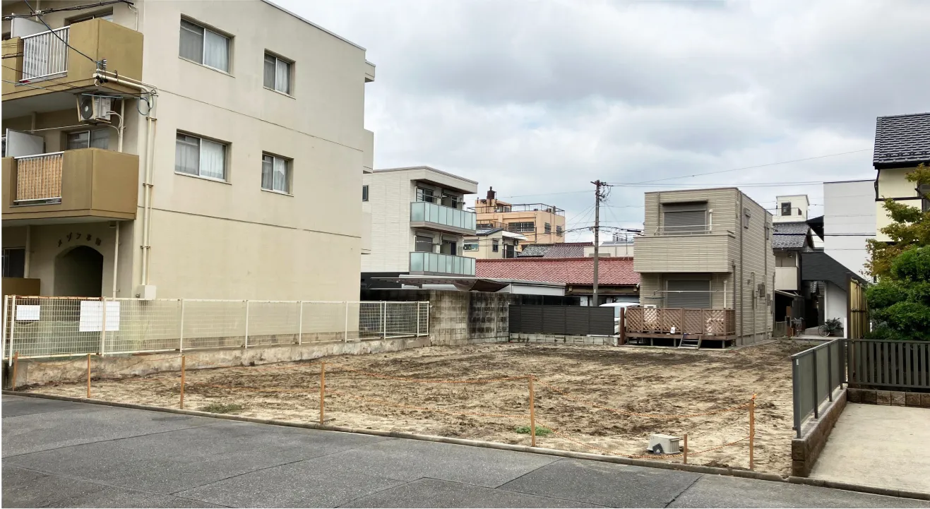 更地の状態の画像