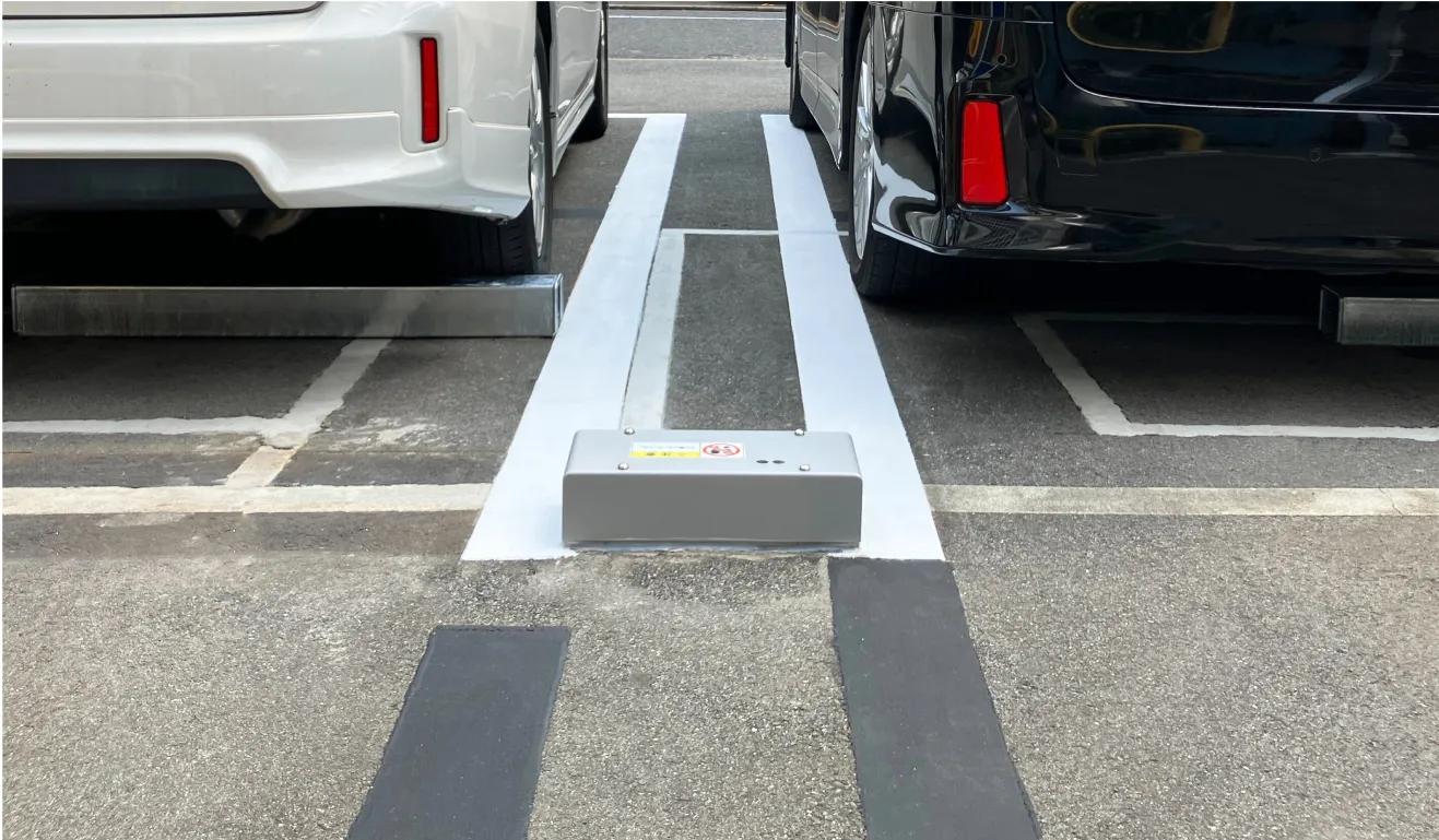 車両を検知する機械が写っている画像